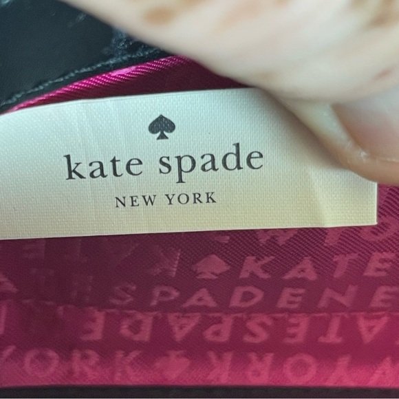 Kate Spade Black Leather Wallet Wristlet - Picture 10 of 16